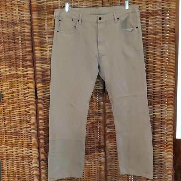 Levi's 501 Button Fly Jeans 40 x 30 Straight Fit - Picture 1 of 8